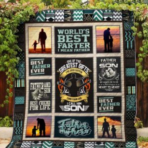 Father And Son Best Friend For Life - Quilt - POD000011