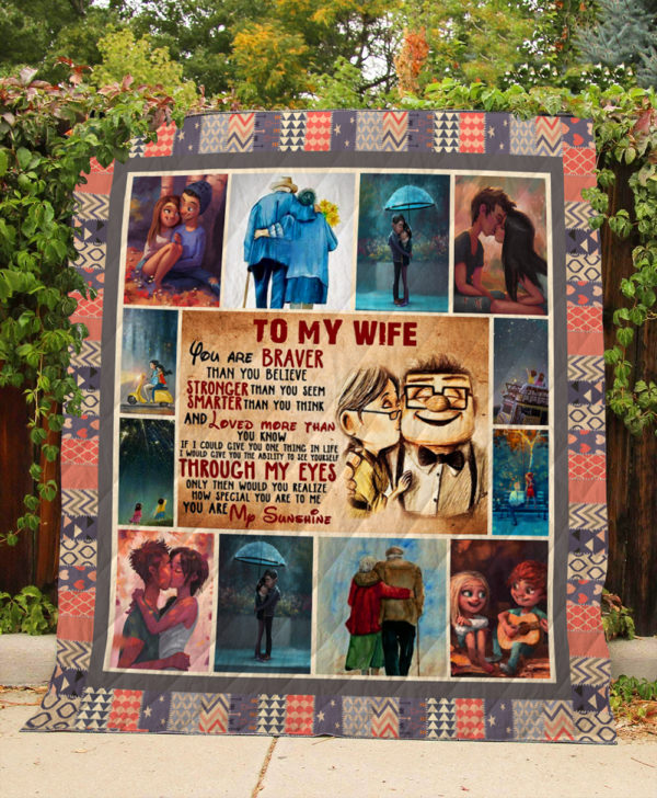 To My Wife Quilt - POD000010