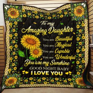 To My Amazing Daughter - Quilt - POD000069