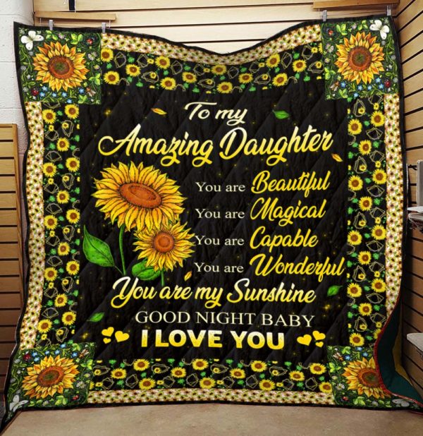 To My Amazing Daughter - Quilt - POD000069