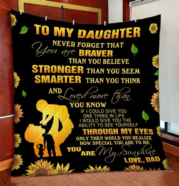 To My Daughter - Quilt - POD000073