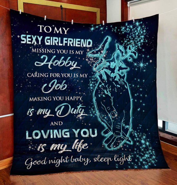 To My Sexy Girlfriend - Quilt - POD000078