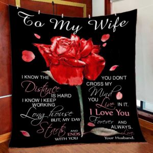 To My Wife - Quilt - POD000074