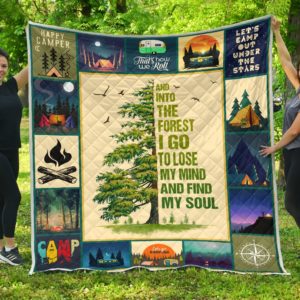 CAMPING - THE FOREST I GO QUILT
