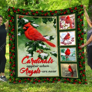 Cardinals Appear When Angles Are Near - Quilt