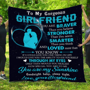 To My Gorgeous Girlfriend – Quilt