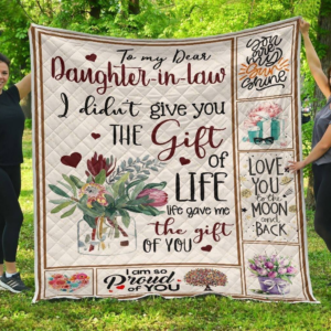 To My Dear Daughter-In-Law  - Quilt
