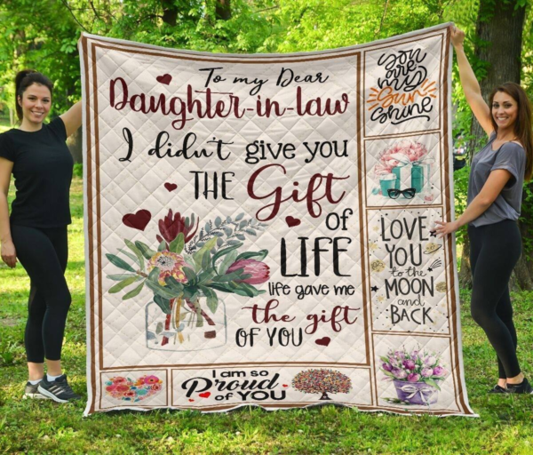 To My Dear Daughter-In-Law  - Quilt