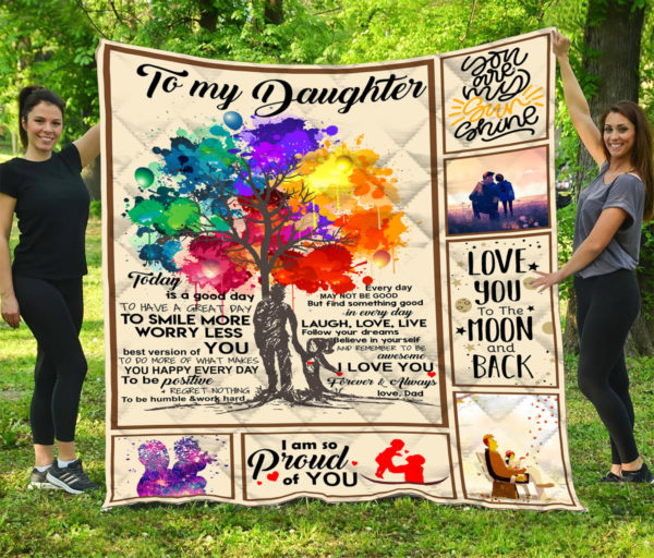 To My Daughter  Quilt - Vr3