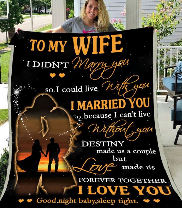 To My Wife - Premium Blanket 2