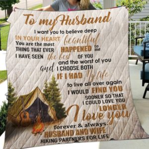 Camping Quilt-To My Husband I Want You To Believe-0489
