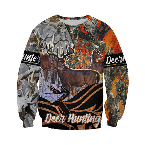 Deer White Orange 3D