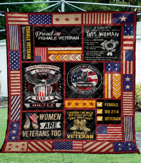 Female Veteran Quilt-0489