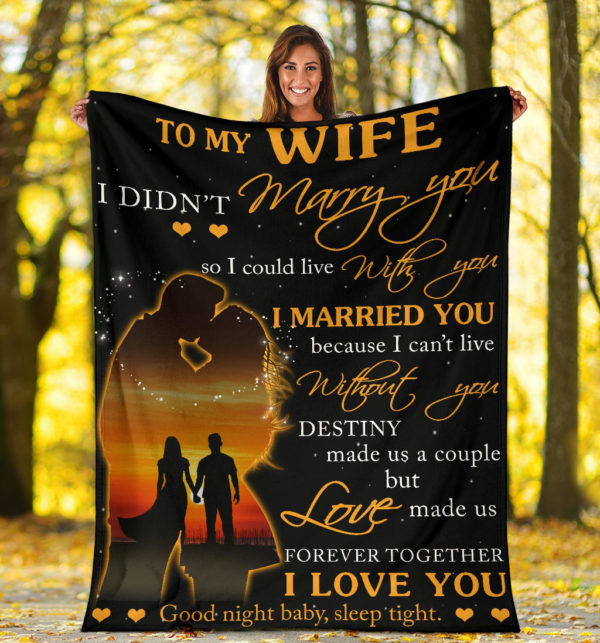 To My Wife - Premium Blanket V3