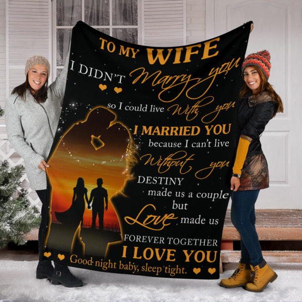To My Wife - Premium Blanket V3