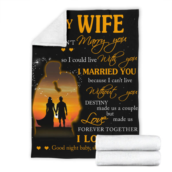 To My Wife - Premium Blanket