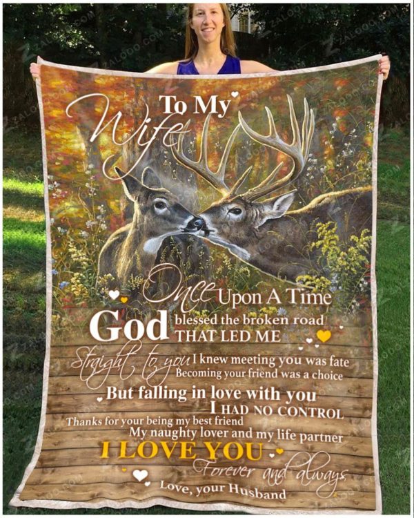 Hunter Blanket-To My Wife Once Upon A Time-0489