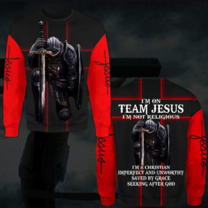 I Am On Team Jesus I Am Not Religious All Over Printed