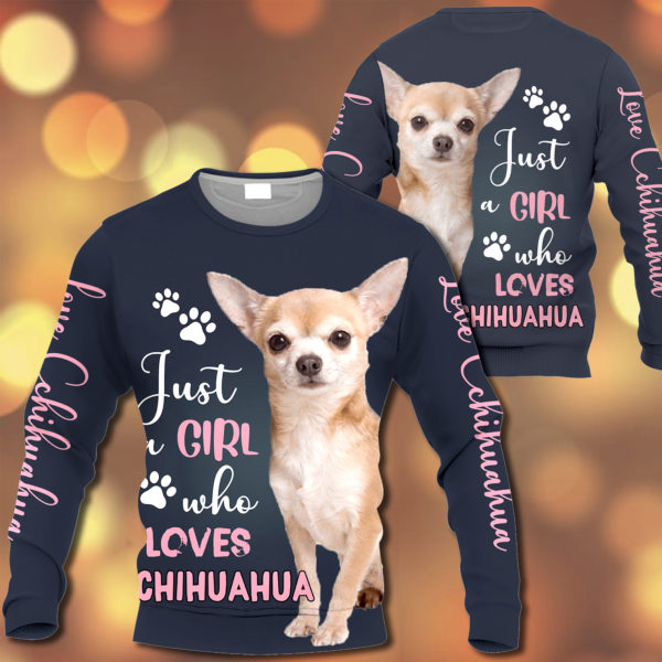 Just A Girl Who Love Chihuahua All Over Printed M0402