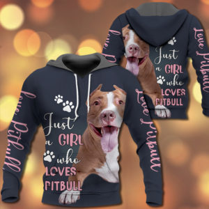 Just A Girl Who Love Pitbull All Over Printed M0402