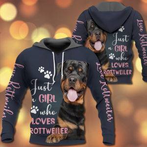 Just A Girl Who Love Rottweiler All Over Printed M0402