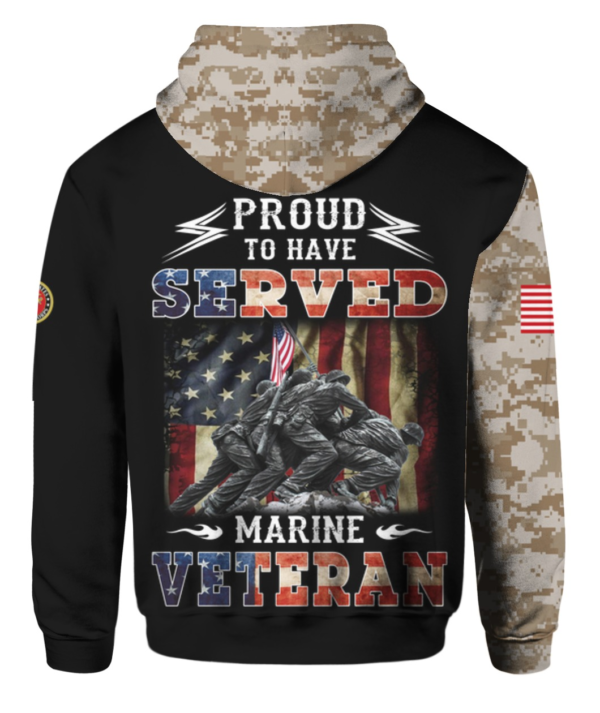 Proud To Have Served Marine Veteran-1001