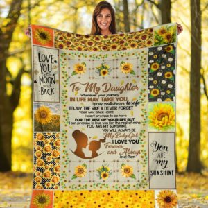 Sunflower Blanket-To My Daughter Wherever Your Journey-0489
