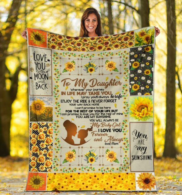 Sunflower Blanket-To My Daughter Wherever Your Journey-0489