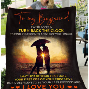 To My Boyfriend I Wish I Could Turn Back The Clock-Quilt-0489