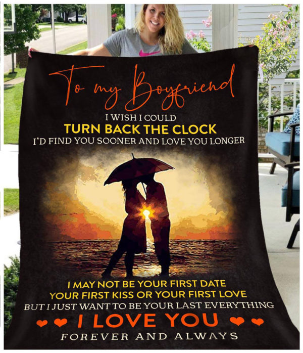To My Boyfriend I Wish I Could Turn Back The Clock-Quilt-0489