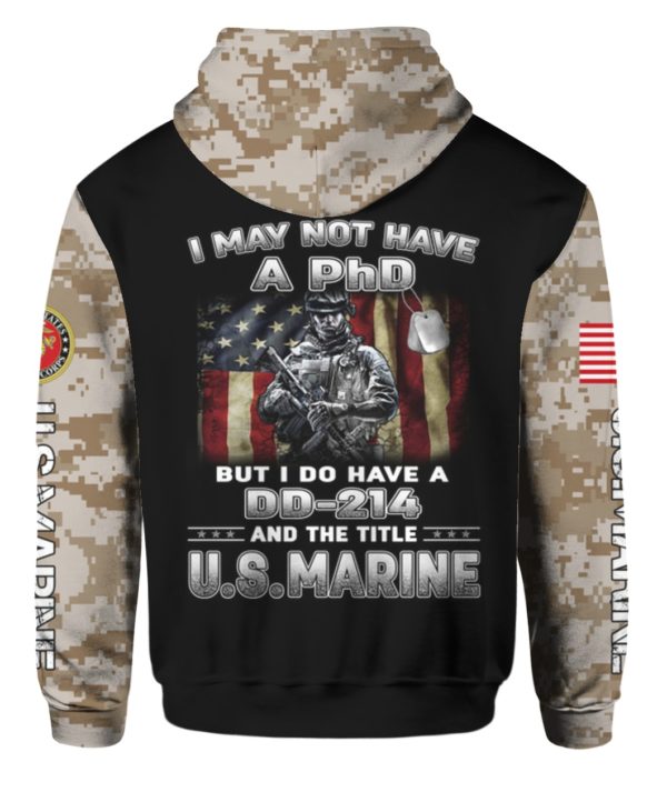 US Marine - I May Not Have A PhD-1001