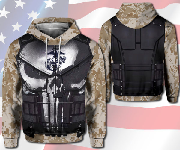 US Marine - Veteran 3D Hoodie