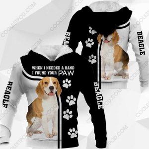 Beagle Tricolor - When I Needed A Hand I Found Your Paw - M0402 - 261119