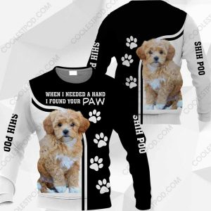 Shih-Poo – When I Needed A Hand I Found Your Paw – M0402 - 281119