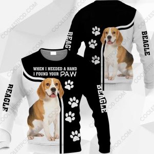 Beagle Tricolor - When I Needed A Hand I Found Your Paw - M0402 - 261119