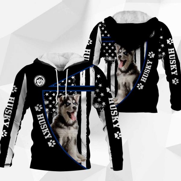 Husky Flag All Over Printed – M0402