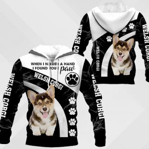 Welsh Corgi Tricolor - When I Needed A Hand I Found Your Paw - 0489