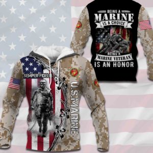 U.S. Marine- Semper Fidelis - Being A Marine Is A Choice-1001-121119