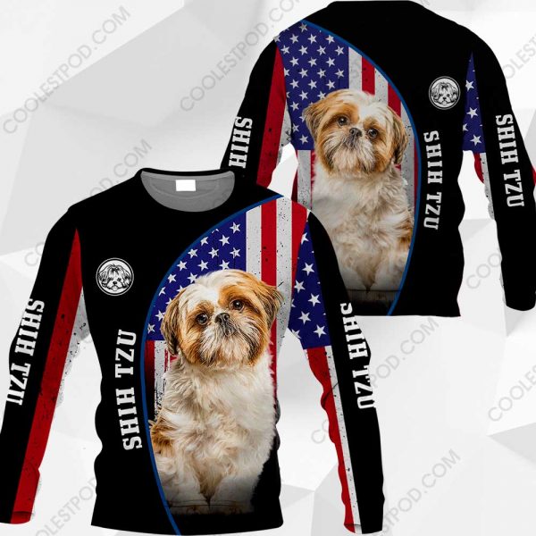 Shih Tzu Flag All Over Printed  Vr2 - M0402 - 281119