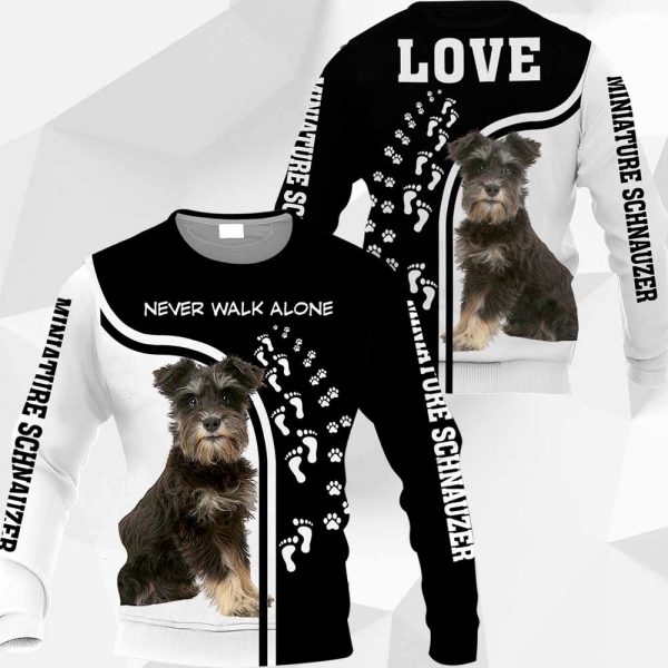 Miniature Schnauzer - Never Walk Alone-011119