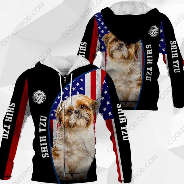 Shih Tzu Flag All Over Printed  Vr2 - M0402 - 281119