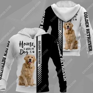 Golden Retriever - Home Is Where My Dog Is - 281119