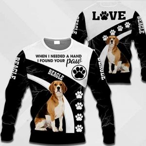 Beagle - When I Needed A Hand I Found Your Paw - 0489