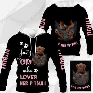Just A Girl Who Loves Her Pitbull In Pocket – M0402 - 261119