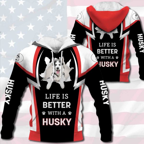 Life Is Better With A Husky-0489-041119