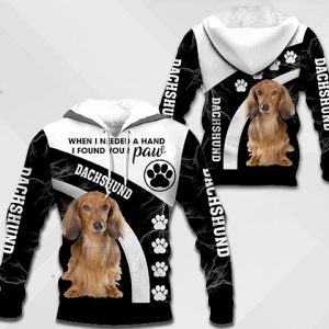 Dachshund - When I Needed A Hand I Found Your Paw - 0489