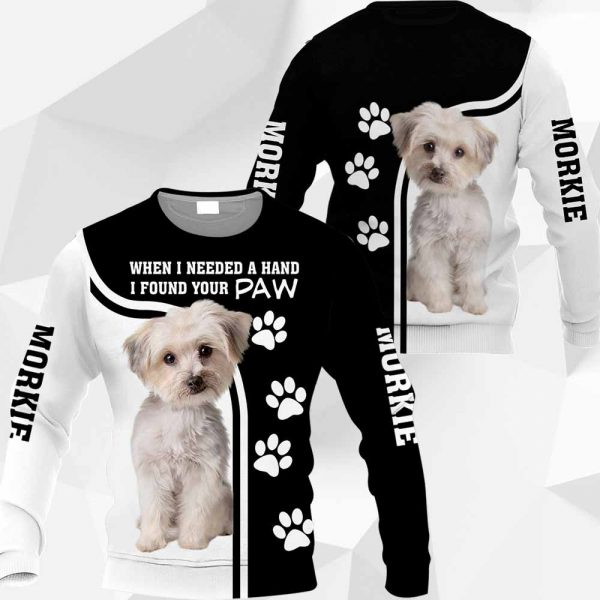 Morkie - When I Needed A Hand I Found Your Paw - M0402 - 181119