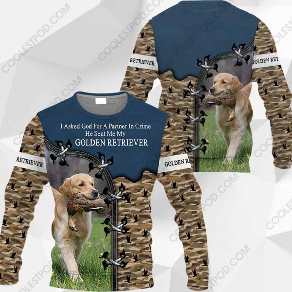 Golden Retriever - I Asked God For A Partner In Crime-0489-271119