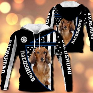 Dachshund Flag All Over Printed – M0402