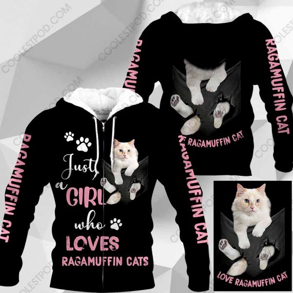 Just A Girl Who Loves Ragamuffin Cats In Pocket – M0402 - 271119